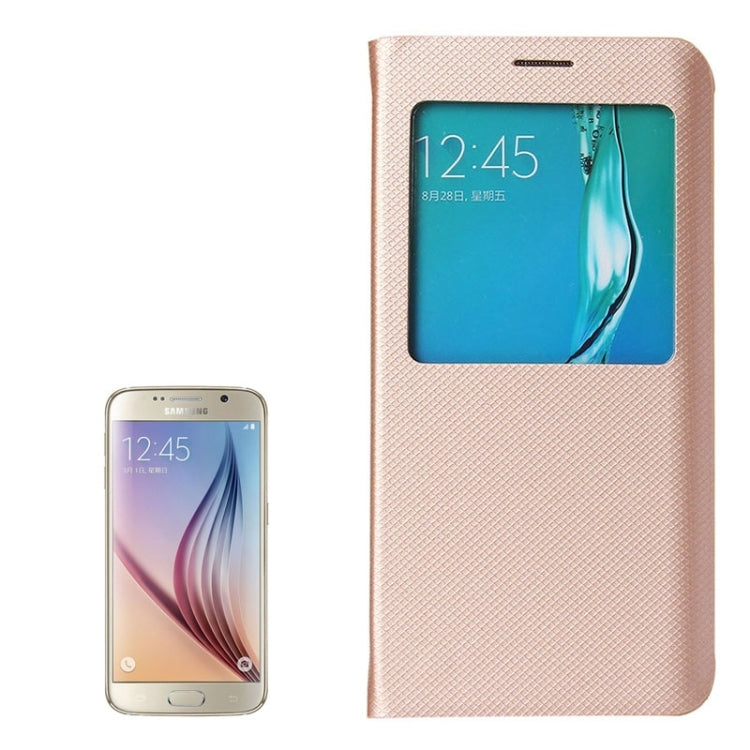 For Galaxy S6 Edge+ / G928 Litchi Texture Horizontal Flip Leather Case with Sleep / Wake-up Function