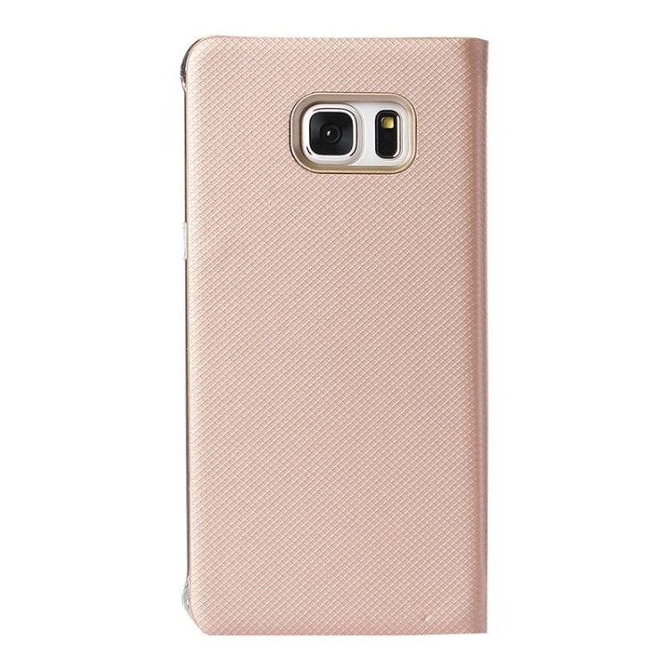 For Galaxy S6 Edge+ / G928 Litchi Texture Horizontal Flip Leather Case with Sleep / Wake-up Function