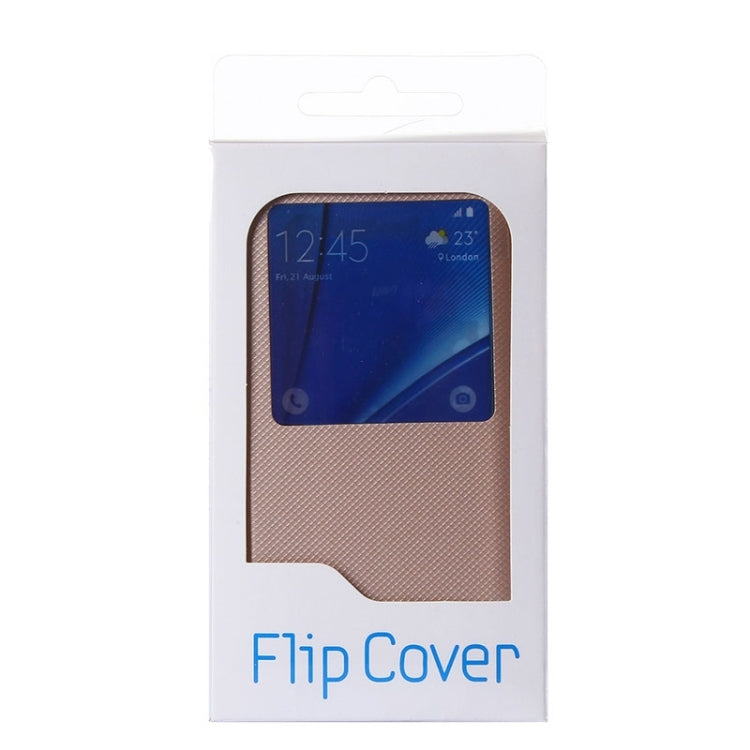 For Galaxy S6 Edge+ / G928 Litchi Texture Horizontal Flip Leather Case with Sleep / Wake-up Function
