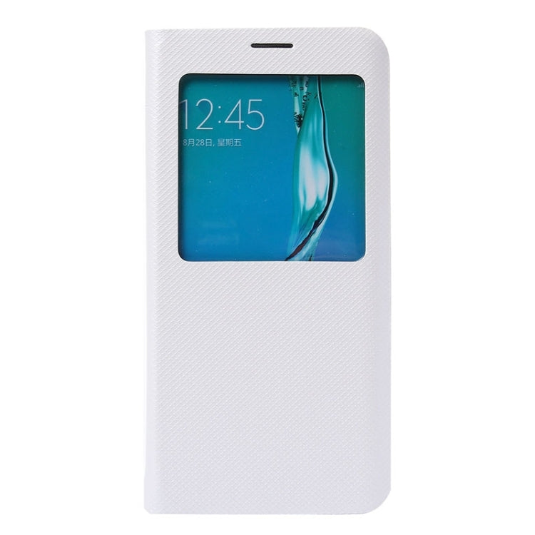 For Galaxy S6 Edge+ / G928 Litchi Texture Horizontal Flip Leather Case with Sleep / Wake-up Function