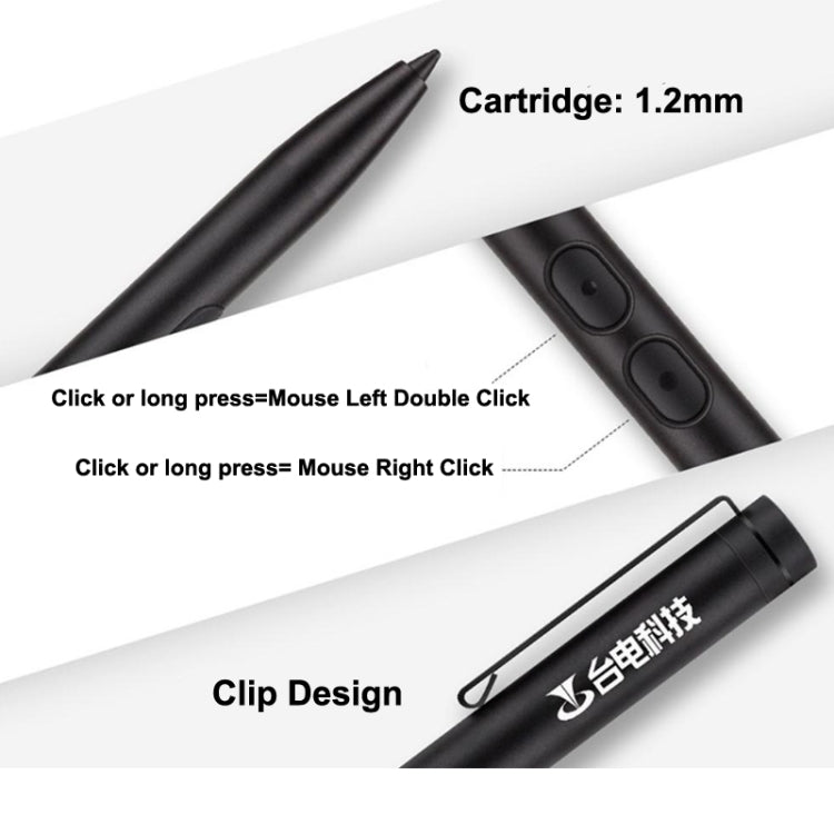 Active Stylus Pen for Teclast X2 Pro / X16 Pro / X16 Power / Tbook16s Tablet PC (S-WMC-0480/S-WMC-2340/S-WMC-2341/WMC0034)(Black)