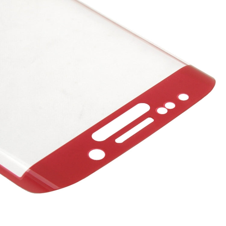 0.3mm 9H Surface Hardness 3D Explosion-proof Colorized Electroplating Tempered Glass Full Screen Film for Galaxy S6 edge