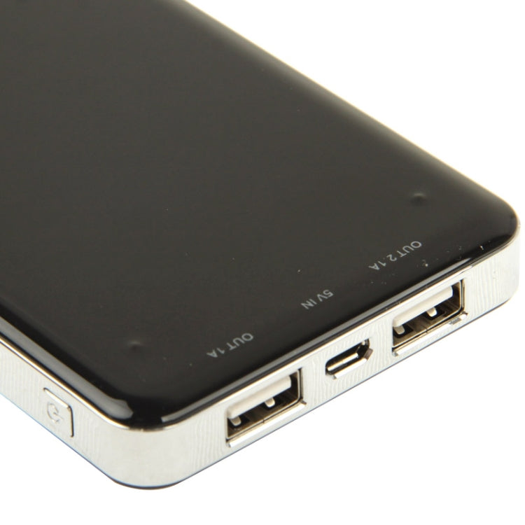 10000mAh Wireless Power Bank  for iPhone 8 / 8 Plus / X &  Galaxy Note III / N9000, Nokia Lumia 920 / Lumia 820 / LG Nexus 4 / HTC 8X / Droid DNA / Galaxy S III / Samsung Note II / Galaxy S IV / i9500 (Silver Frame + Black), AQ-WP800A(Black)