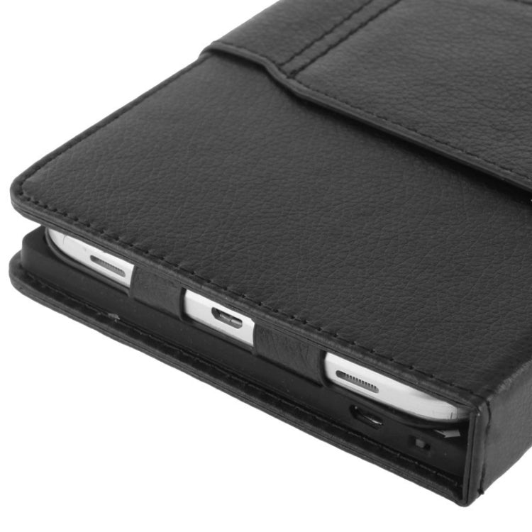 Bluetooth 3.0 Keyboard Leather Tablet Case with Holder for Galaxy Tab 3 (7.0) / P3200 / P3210(Black)