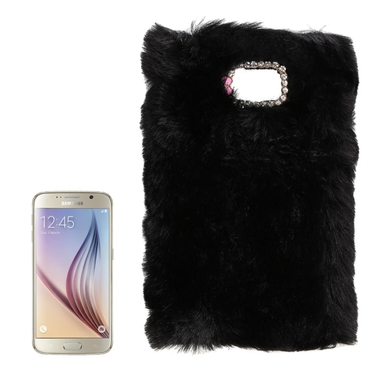 For Galaxy S6 / G920 Faux Fur PC Protective Case