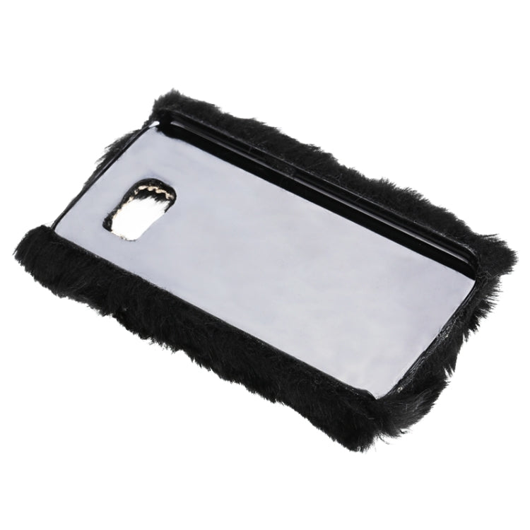For Galaxy S6 / G920 Faux Fur PC Protective Case