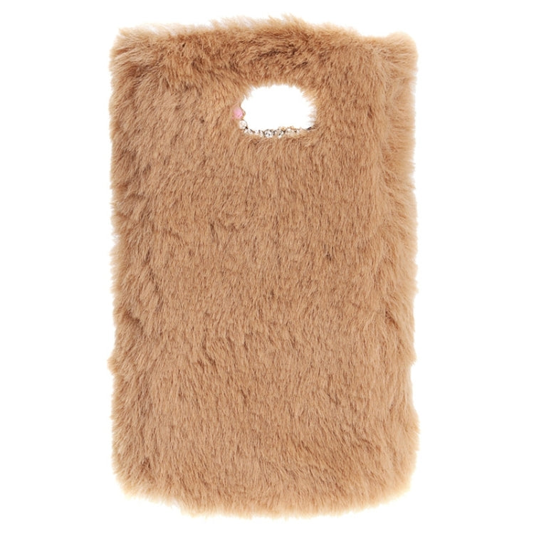 For Galaxy S6 / G920 Faux Fur PC Protective Case