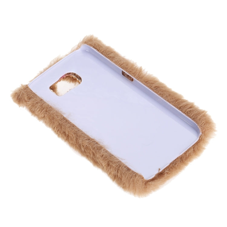 For Galaxy S6 / G920 Faux Fur PC Protective Case