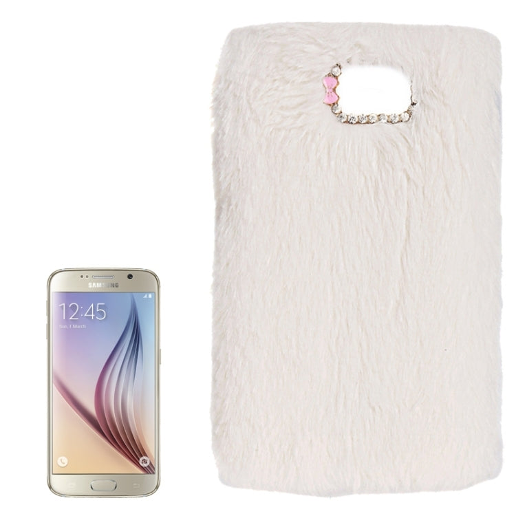 For Galaxy S6 / G920 Faux Fur PC Protective Case
