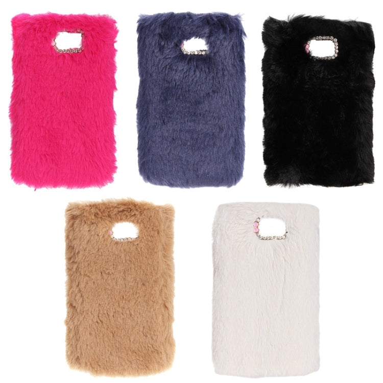 For Galaxy S6 / G920 Faux Fur PC Protective Case