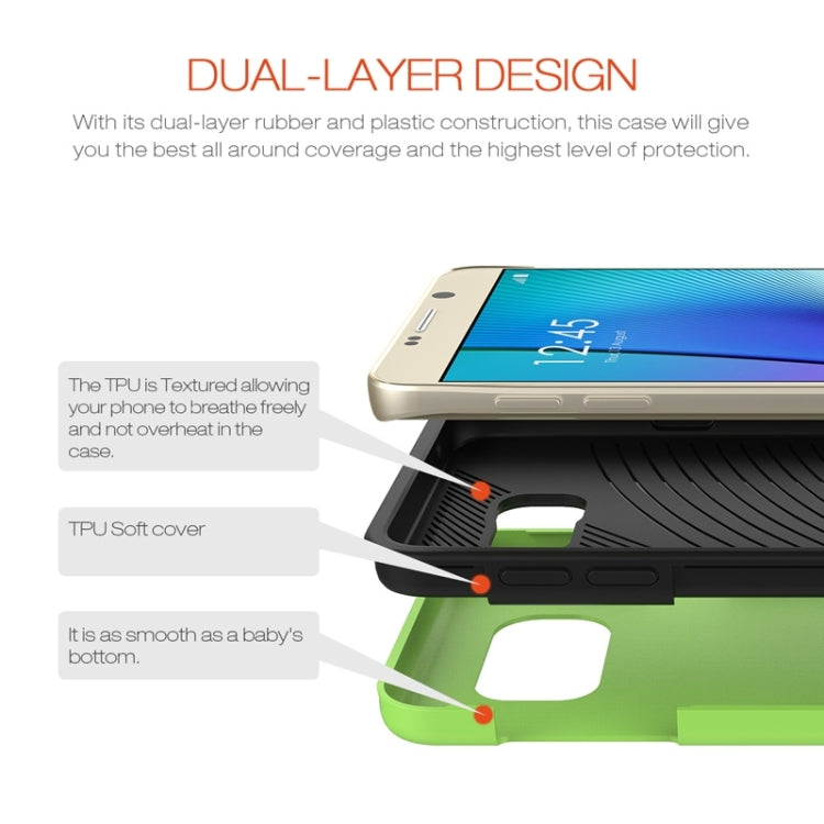 SLiCOO Cobblestone PC + TPU Combination Case for Galaxy Note 5 / N920