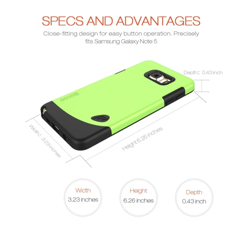 SLiCOO Cobblestone PC + TPU Combination Case for Galaxy Note 5 / N920