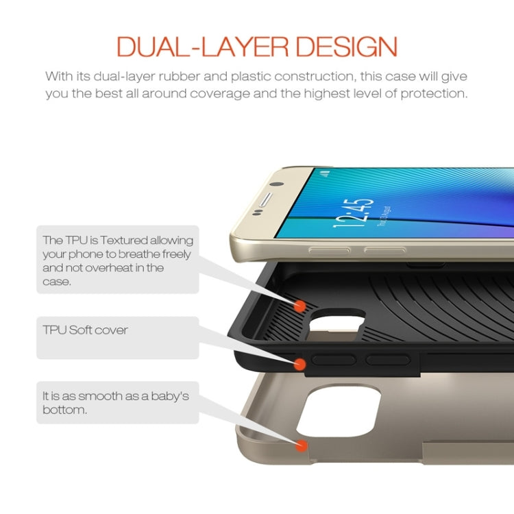 SLiCOO Cobblestone PC + TPU Combination Case for Galaxy Note 5 / N920