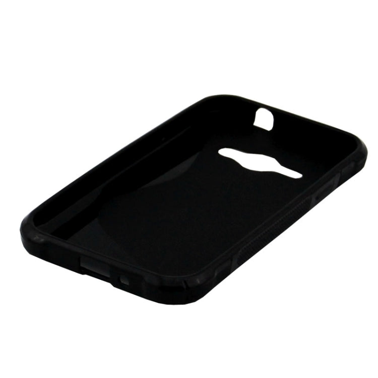 S Line Anti-slip Frosted TPU Protective Case for Galaxy J1 / J100