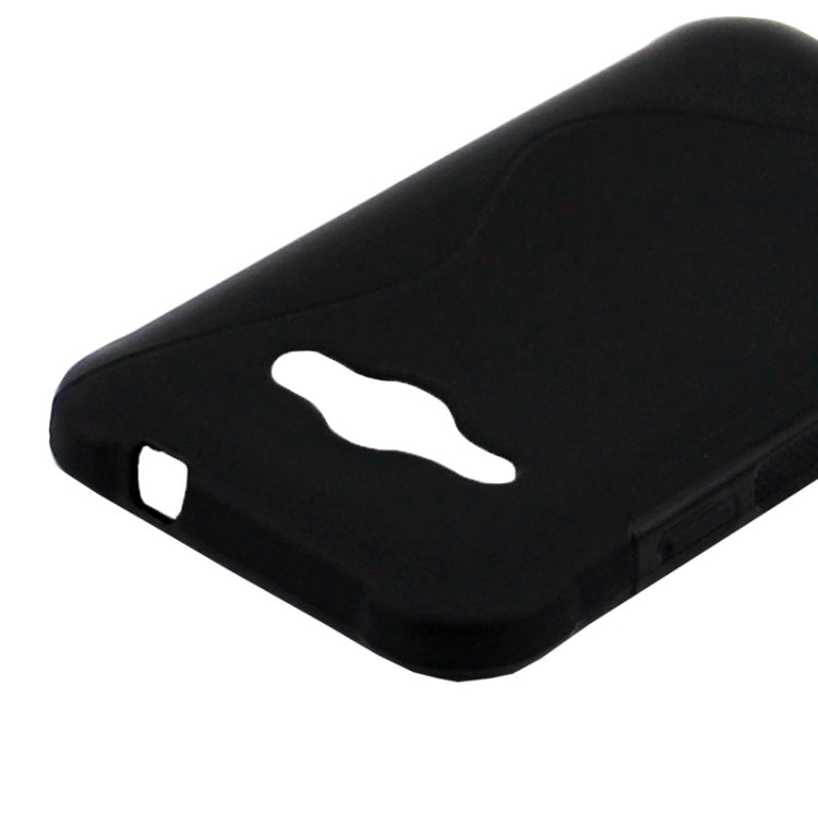 S Line Anti-slip Frosted TPU Protective Case for Galaxy J1 / J100