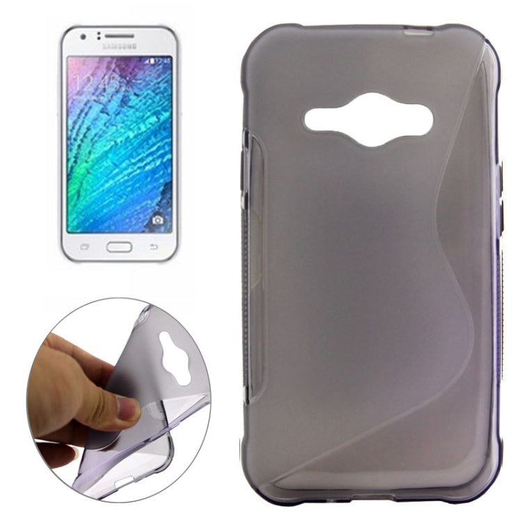 S Line Anti-slip Frosted TPU Protective Case for Galaxy J1 / J100