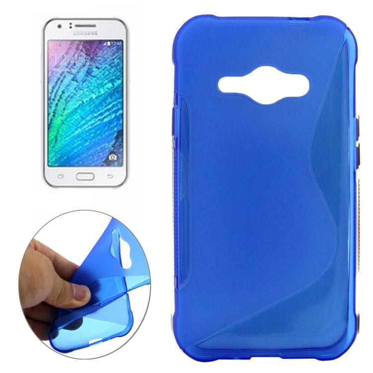 S Line Anti-slip Frosted TPU Protective Case for Galaxy J1 / J100