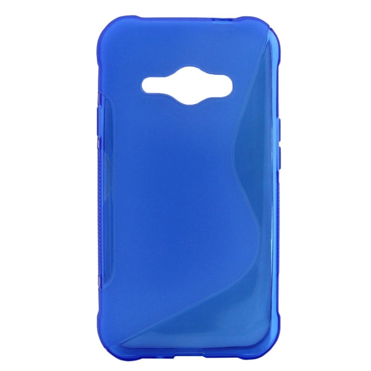 S Line Anti-slip Frosted TPU Protective Case for Galaxy J1 / J100