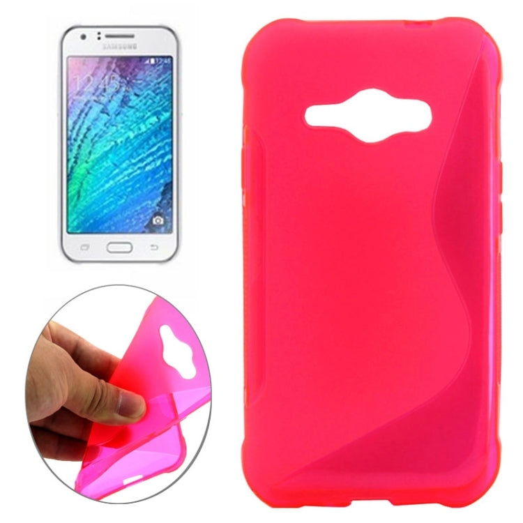 S Line Anti-slip Frosted TPU Protective Case for Galaxy J1 / J100
