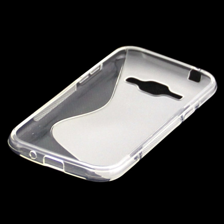 S Line Anti-slip Frosted TPU Protective Case for Galaxy J1 / J100