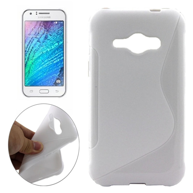 S Line Anti-slip Frosted TPU Protective Case for Galaxy J1 / J100
