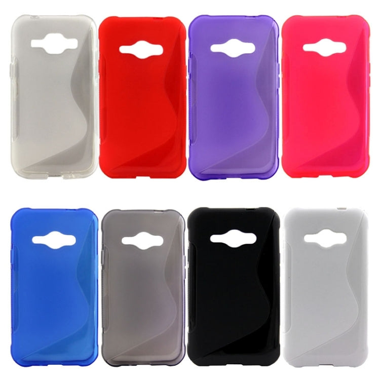 S Line Anti-slip Frosted TPU Protective Case for Galaxy J1 / J100