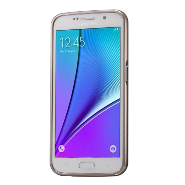 Diamond Encrusted Push-pull Style Metal Plating Bumper Frame + Acrylic Back Cover Combination Case for Galaxy Note 5 / N920