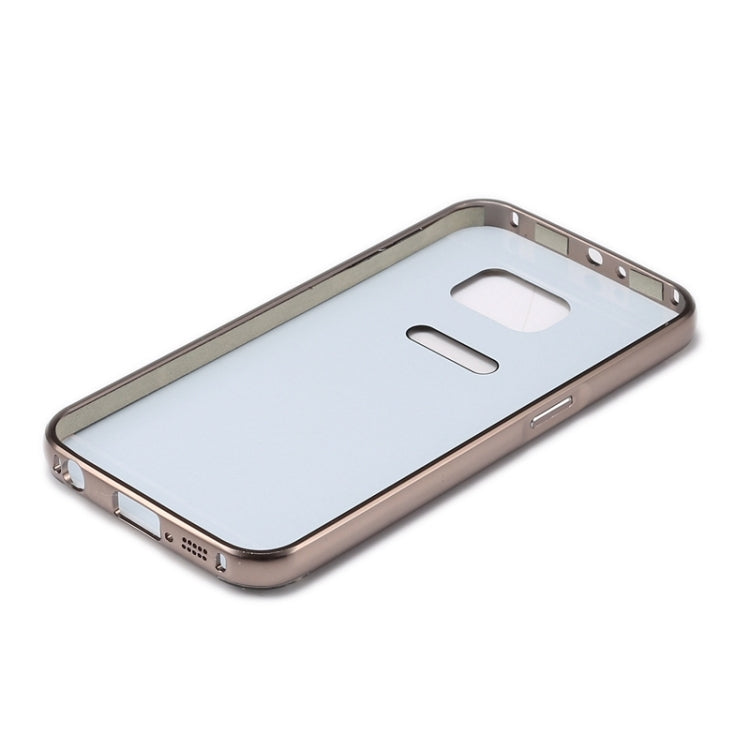Diamond Encrusted Push-pull Style Metal Plating Bumper Frame + Acrylic Back Cover Combination Case for Galaxy Note 5 / N920