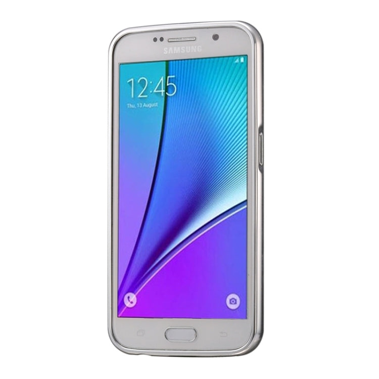 Diamond Encrusted Push-pull Style Metal Plating Bumper Frame + Acrylic Back Cover Combination Case for Galaxy Note 5 / N920