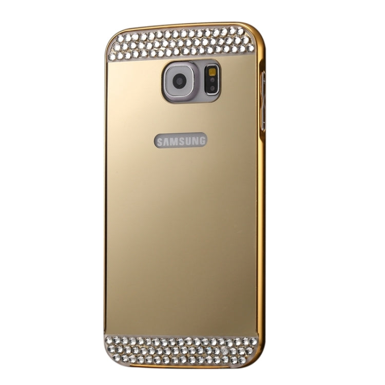 Diamond Encrusted Push-pull Style Metal Plating Bumper Frame + Acrylic Back Cover Combination Case for Galaxy Note 5 / N920