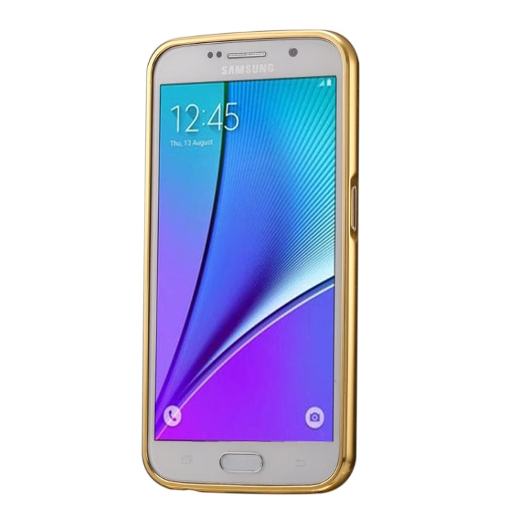 Diamond Encrusted Push-pull Style Metal Plating Bumper Frame + Acrylic Back Cover Combination Case for Galaxy Note 5 / N920
