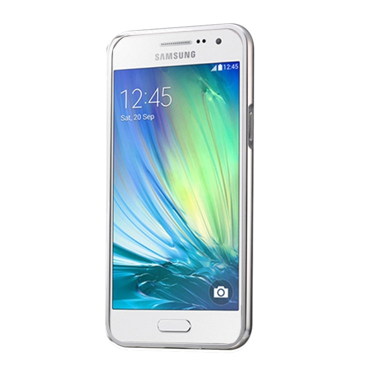 Diamond Encrusted Push-pull Style Metal Plating Bumper Frame + Acrylic Back Cover Combination Case for Galaxy A5 / A500F