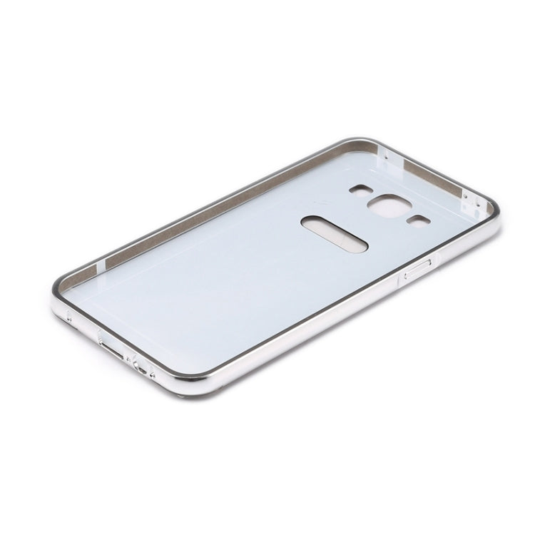 Diamond Encrusted Push-pull Style Metal Plating Bumper Frame + Acrylic Back Cover Combination Case for Galaxy A7 / A700F