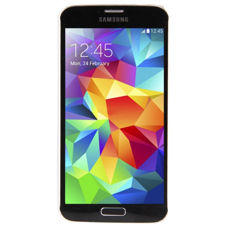 Protective Plastic Case with Bamboo Patch for Galaxy S5 / G900