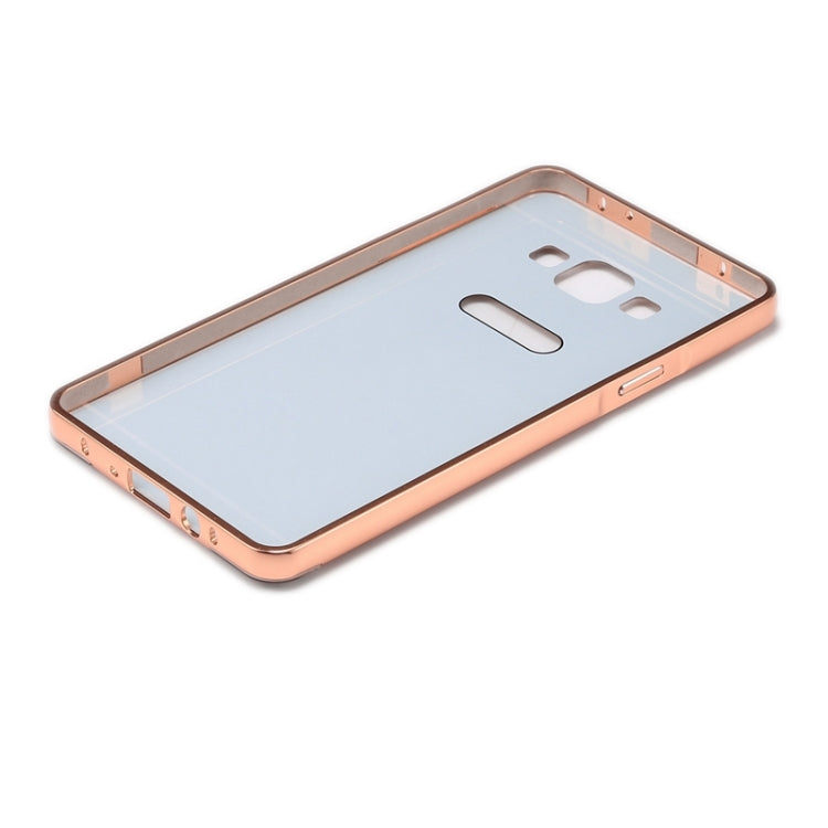 Diamond Encrusted Push-pull Style Metal Plating Bumper Frame + Acrylic Back Cover Combination Case for Galaxy Grand Prime / G530H