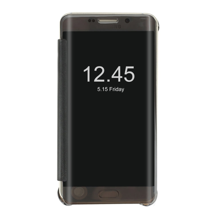 For Galaxy S6 edge+ / G928 Horizontal Flip PU+PC Protective Case with Sleep / Wake-up Function
