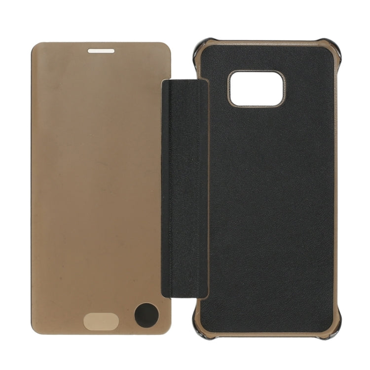For Galaxy S6 edge+ / G928 Horizontal Flip PU+PC Protective Case with Sleep / Wake-up Function