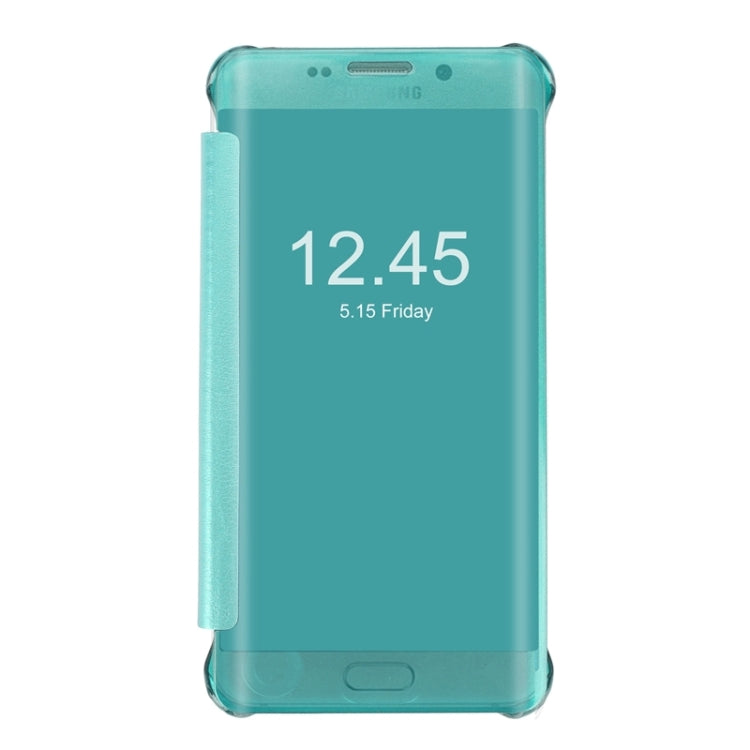 For Galaxy S6 edge+ / G928 Horizontal Flip PU+PC Protective Case with Sleep / Wake-up Function