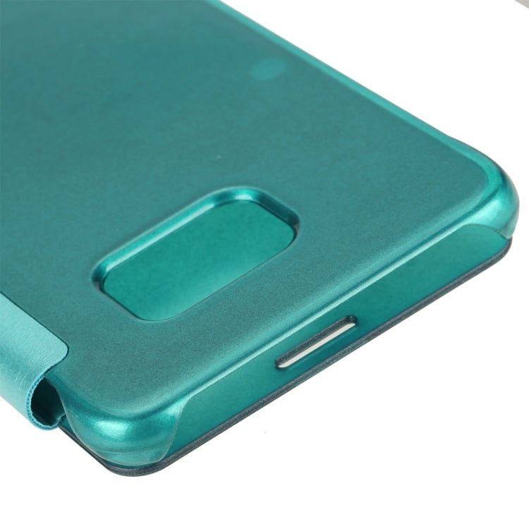 For Galaxy S6 edge+ / G928 Horizontal Flip PU+PC Protective Case with Sleep / Wake-up Function