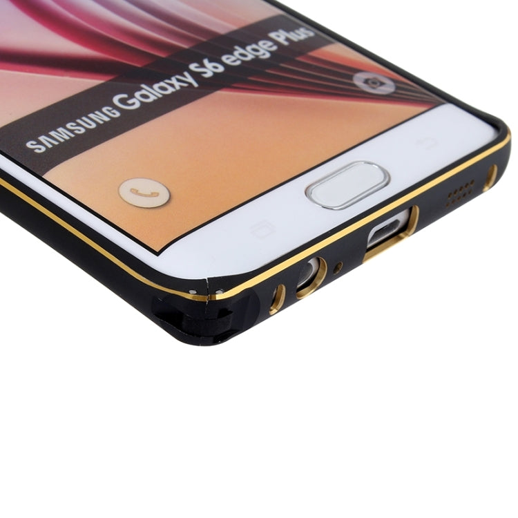 For Galaxy S6 Edge+ / G928 Metal Bumper Frame Case (Black)