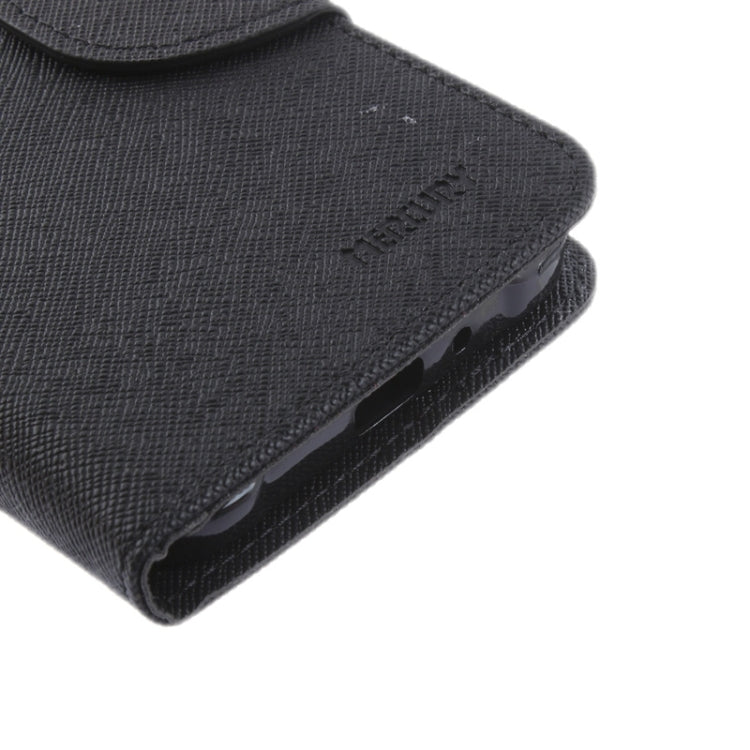 Cross Texture Contrast Color Style Leather Case with Holder & Card Slots & Wallet for Galaxy J1 Ace / J110