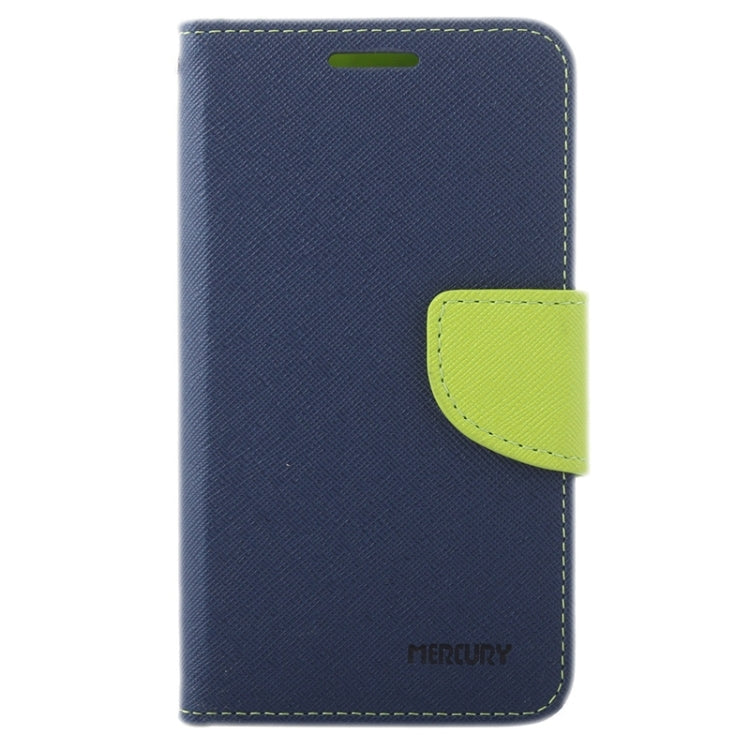 Cross Texture Contrast Color Style Leather Case with Holder & Card Slots & Wallet for Galaxy J1 Ace / J110