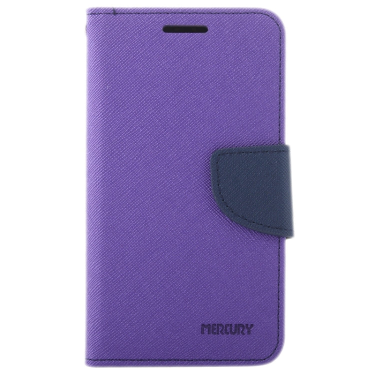 Cross Texture Contrast Color Style Leather Case with Holder & Card Slots & Wallet for Galaxy J1 Ace / J110