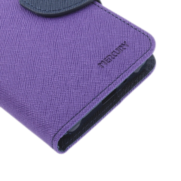 Cross Texture Contrast Color Style Leather Case with Holder & Card Slots & Wallet for Galaxy J1 Ace / J110