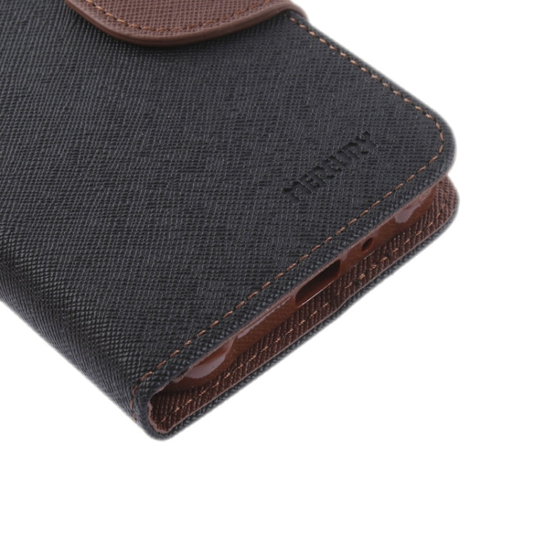 Cross Texture Contrast Color Style Leather Case with Holder & Card Slots & Wallet for Galaxy J1 Ace / J110