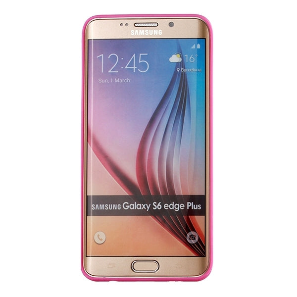 For Galaxy S6 Edge+ / G928 Rainbow Series Acrylic and TPU Material Hard Case