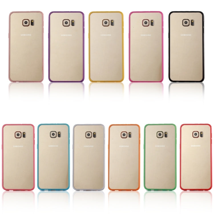 For Galaxy S6 Edge+ / G928 Rainbow Series Acrylic and TPU Material Hard Case