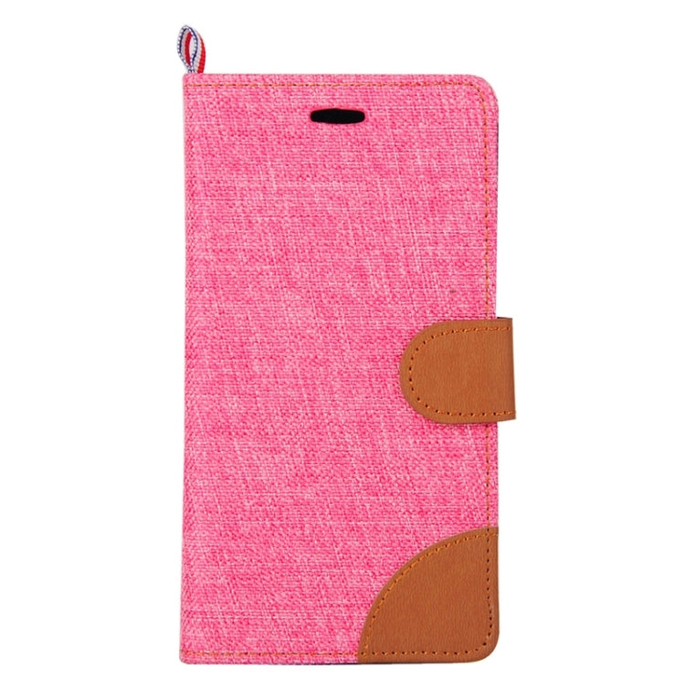 Denim Texture Horizontal Flip Leather Case with Holder & Card Slots for Galaxy J2 / J200