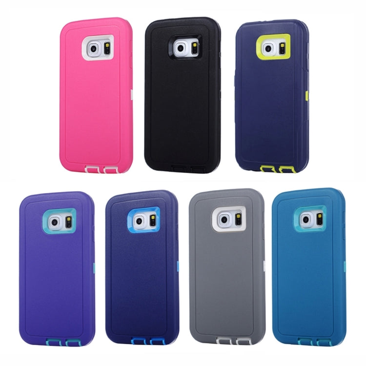 For Galaxy S6 Edge / G925 Hybrid TPU Bumper PC Combination Case