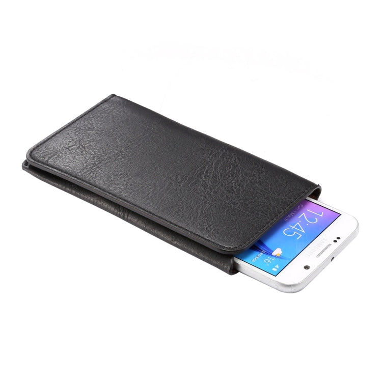 For iPhone X , Galaxy S7/S6, Sony Xperia Z5, Huawei P8 4.8 - 5.3 Inch Universal Elephant Texture Carry Cases with Wallet & Card Slots